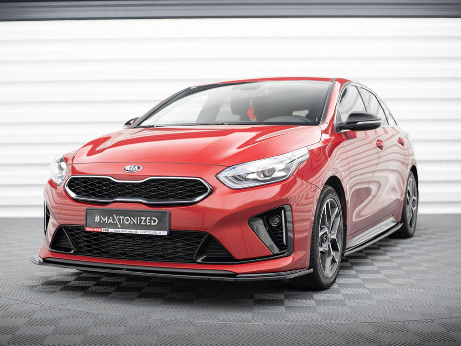 Maxton Design Front Splitter V.3 Kia Ceed GT / GT-Line Mk3 / ProCeed Mk1 - KI-CE-3-PRO-GT-FD3G - Image 2