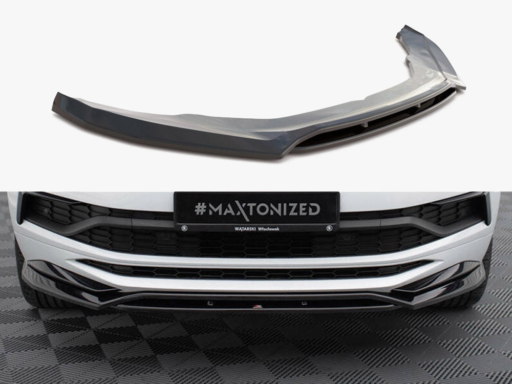 Maxton Design Front Splitter Skoda Kodiaq Mk1 Sportline / RS - Textured - SK-KO-1-SL-FD1T+FD1RT - Image 1