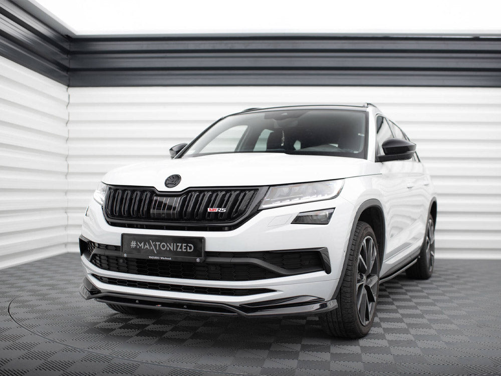 Maxton Design Front Splitter Skoda Kodiaq Mk1 Sportline / RS - SK-KO-1-SL-FD1G+FD1RG - Image 2