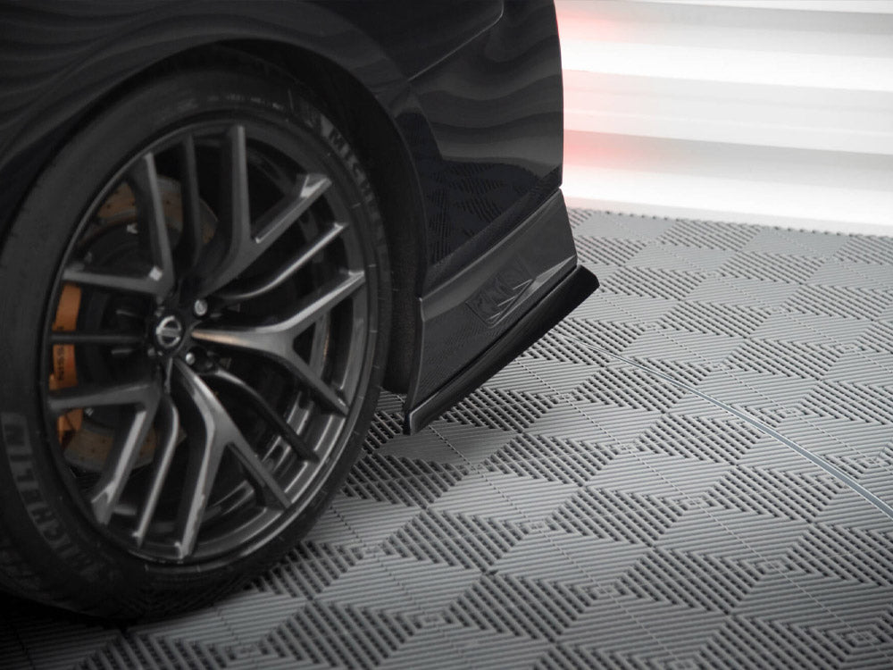 Maxton Design Rear Side Splitters Nissan GTR R35 Facelift - NI-GTR-4F3-RSD1G - Image 5