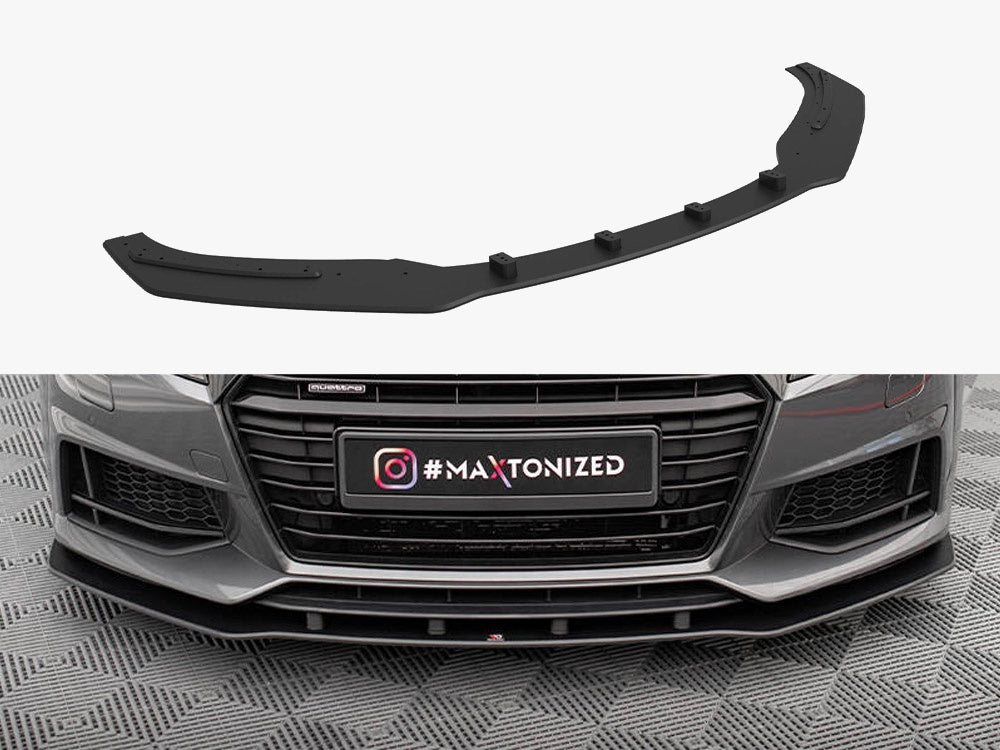 Maxton Design Street PRO Front Splitter Audi TT S / S-Line 8S - AUTT3SLINECNC-FD1B - Image 1