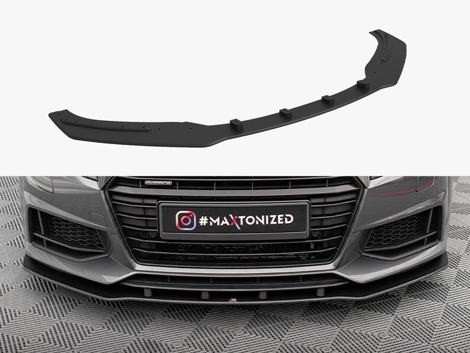 Maxton Design Street PRO Front Splitter Audi TT S / S-Line 8S - AUTT3SLINECNC-FD1B - Image 1