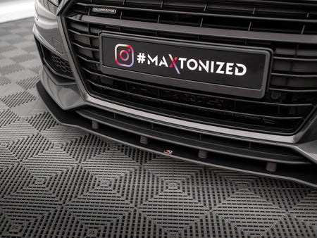 Maxton Design Street PRO Front Splitter Audi TT S / S-Line 8S - AUTT3SLINECNC-FD1B - Image 4