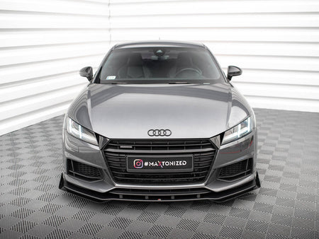 Maxton Design Street PRO Front Splitter + Flaps Audi TT S / S-Line 8S - AUTT3SLINECNC-FD1B+FSF1G - Image 3