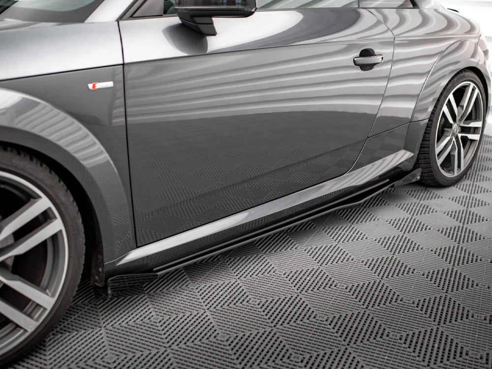 Maxton Design Street PRO Side Skirts Diffusers + Flaps Audi TT S / S-Line 8S - AUTT3SLINECNC-SD1B+SF1G - Image 3