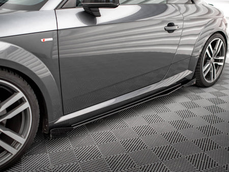 Maxton Design Street PRO Side Skirts Diffusers + Flaps Audi TT S / S-Line 8S - AUTT3SLINECNC-SD1B+SF1G - Image 3