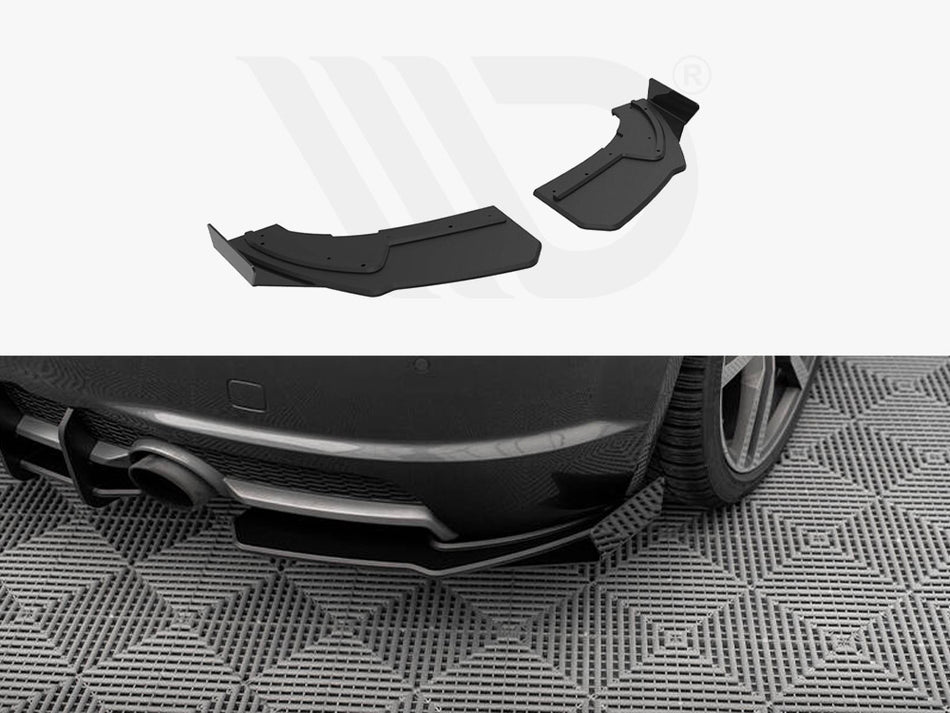 MAXTON DESIGN Street Pro Rear Side Splitters + Flaps Audi TT S-Line 8S