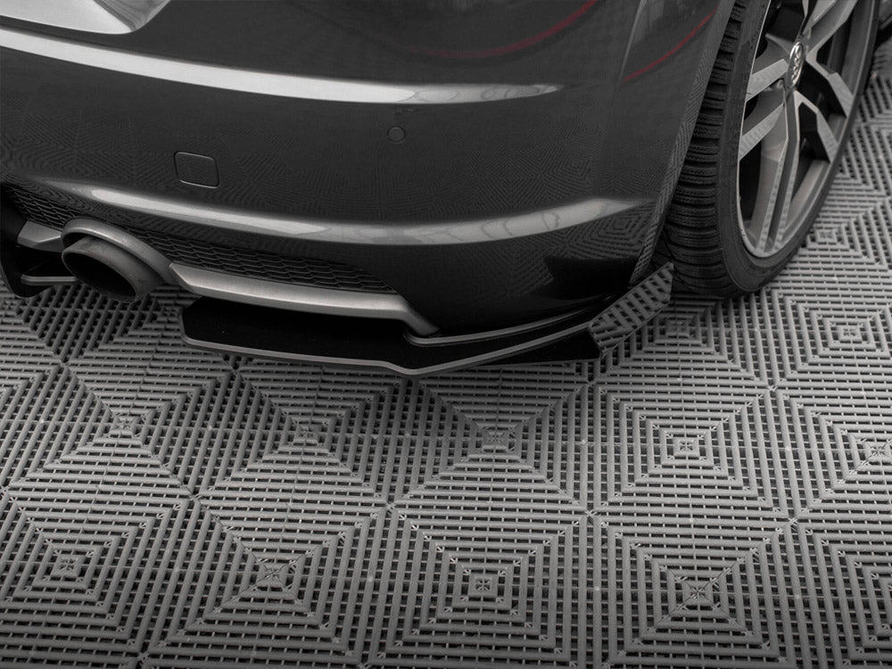 Maxton Design Street Pro Rear Side Splitters + Flaps Audi TT S-Line 8S - AUTT3SLINECNC-RSD1B+RSF1G - Image 3