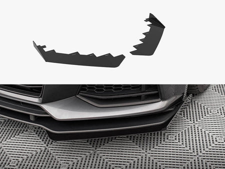 Maxton Design Front Flaps Audi TT S / S-Line 8S - AUTT3SLINECNC-FSF1G - Image 1