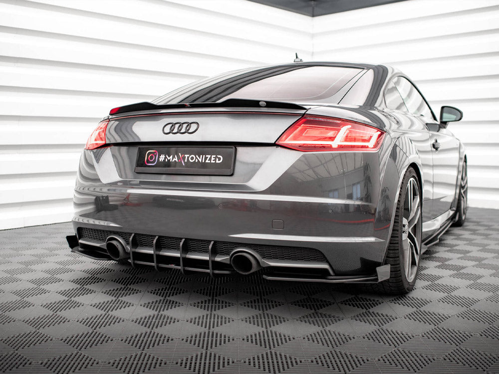 Maxton Design Street PRO Rear Diffuser Audi TT S-Line 8S - AUTT3SLINECNC-RS1B - Image 3
