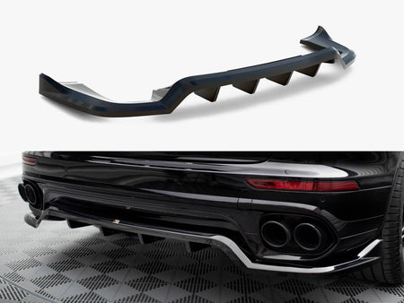 Maxton Design Rear Splitter (Vertical Bars) Porsche Cayenne Mk2 Facelift - PO-CAY-2F-RD1G+RD2G - Image 1