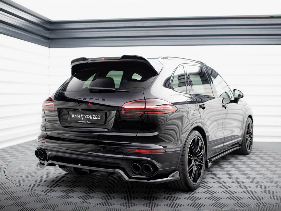 Rear Splitter (Vertical Bars) Porsche Cayenne Mk2 Facelift