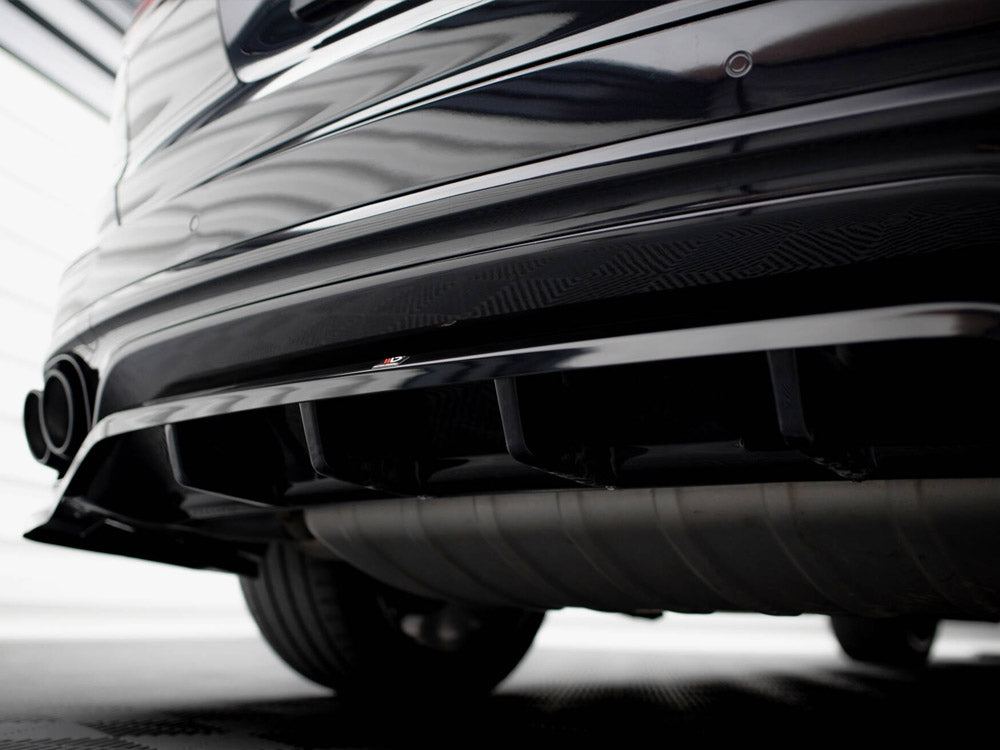 Maxton Design Rear Splitter (Vertical Bars) Porsche Cayenne Mk2 Facelift - PO-CAY-2F-RD1G+RD2G - Image 6