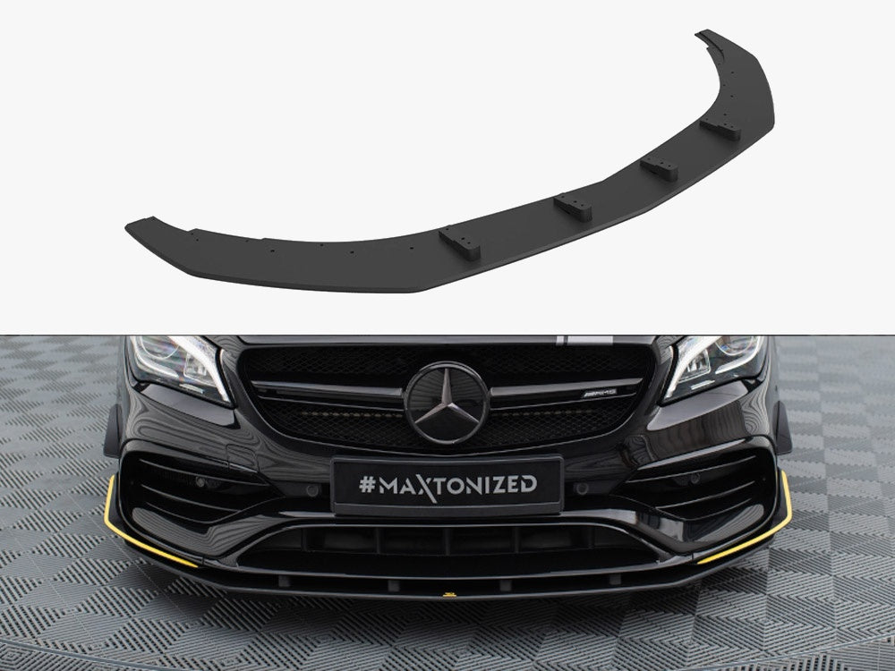 Maxton Design Street PRO Front Splitter Mercedes-AMG CLA 45 Aero C117 Facelift - MECLA117AMGAEROCNC-FD1B - Image 1