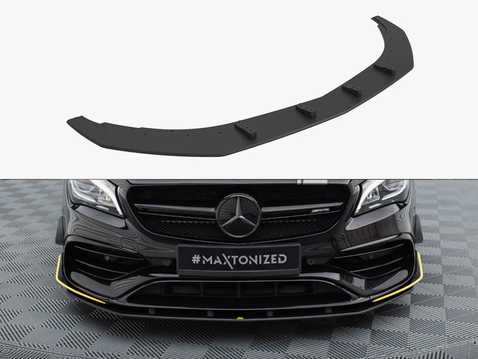 Maxton Design Street PRO Front Splitter Mercedes-AMG CLA 45 Aero C117 Facelift - MECLA117AMGAEROCNC-FD1B - Image 1