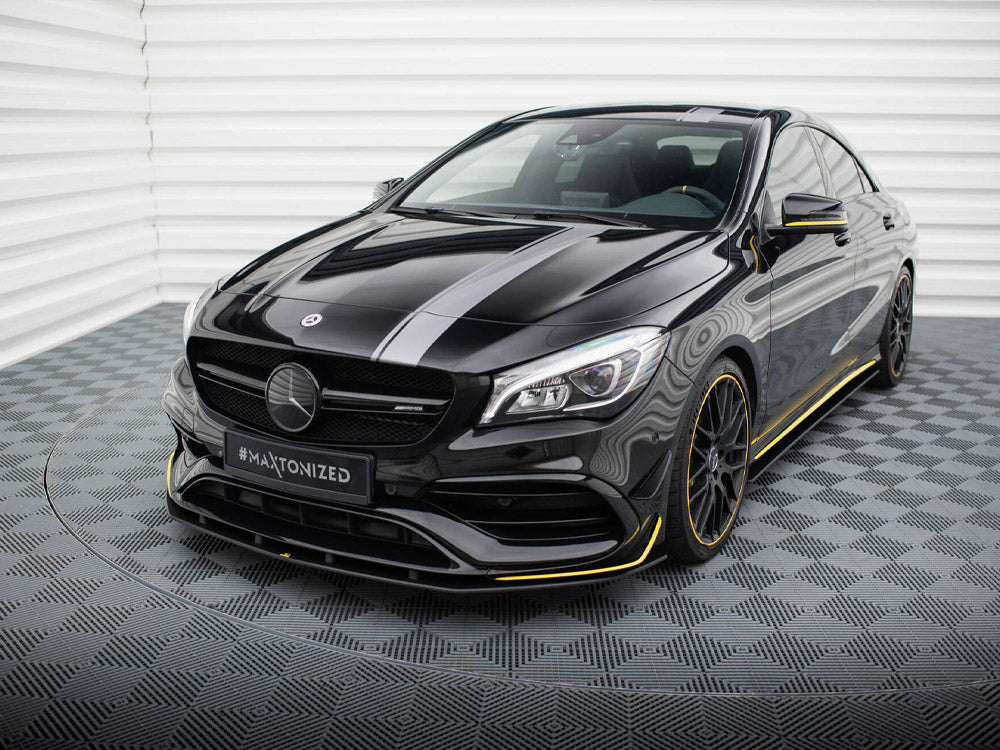 Maxton Design Street PRO Front Splitter Mercedes-AMG CLA 45 Aero C117 Facelift - MECLA117AMGAEROCNC-FD1B - Image 2