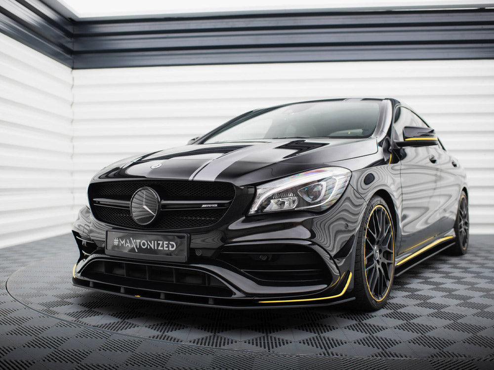 Maxton Design Street PRO Front Splitter Mercedes-AMG CLA 45 Aero C117 Facelift - MECLA117AMGAEROCNC-FD1B - Image 3