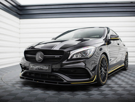 Maxton Design Street PRO Front Splitter Mercedes-AMG CLA 45 Aero C117 Facelift - MECLA117AMGAEROCNC-FD1B - Image 3