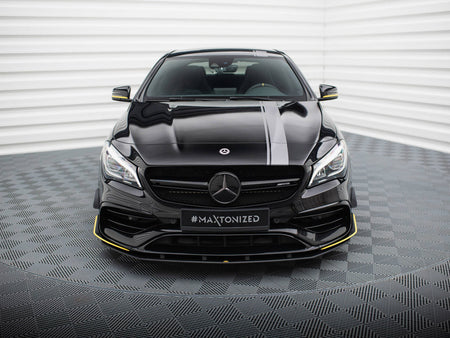 Maxton Design Street PRO Front Splitter Mercedes-AMG CLA 45 Aero C117 Facelift - MECLA117AMGAEROCNC-FD1B - Image 4