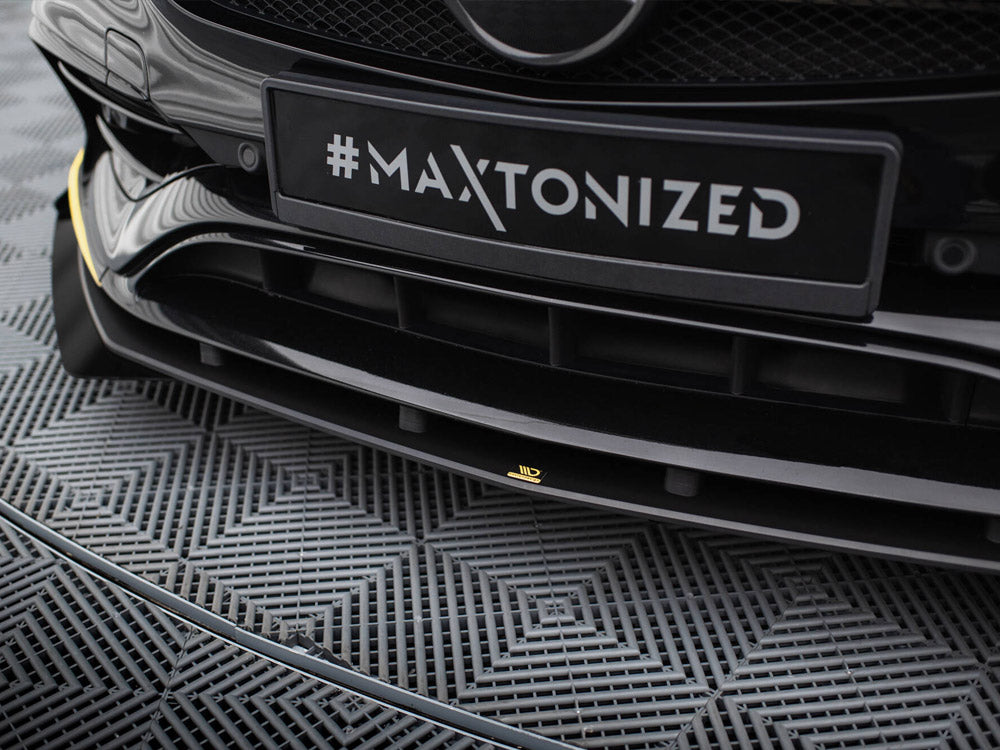 Maxton Design Street PRO Front Splitter + Flaps Mercedes-AMG CLA 45 Aero C117 Facelift - MECLA117AMGAEROCNC-FD1B+FSF1G - Image 5