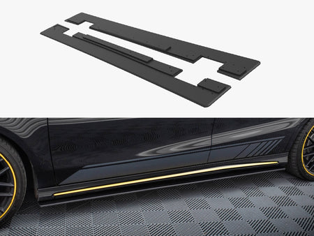 Maxton Design Street PRO Side Skirts Diffusers Mercedes-AMG CLA 45 C117 Facelift - MECLA117AMGAEROCNC-SD1B - Image 1