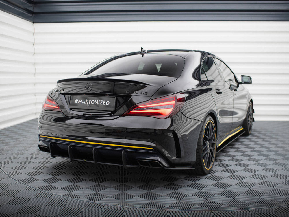 Maxton Design Street Pro Rear Side Splitters Mercedes-AMG CLA 45 C117 Facelift - MECLA117AMGAEROCNC-RSD1B - Image 2