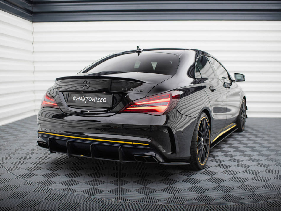 Maxton Design Street Pro Rear Side Splitters Mercedes-AMG CLA 45 C117 Facelift - MECLA117AMGAEROCNC-RSD1B - Image 2