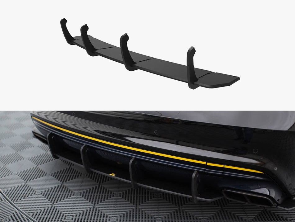 Maxton Design Street PRO Rear Diffuser Mercedes-AMG CLA 45 C117 Facelift - MECLA117AMGAEROCNC-RS1B - Image 1