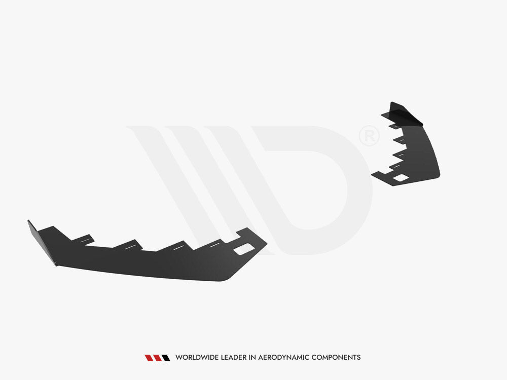 Maxton Design Front Flaps Mercedes-AMG CLA 45 Aero C117 Facelift - MECLA117AMGAEROCNC-FSF1G - Image 4