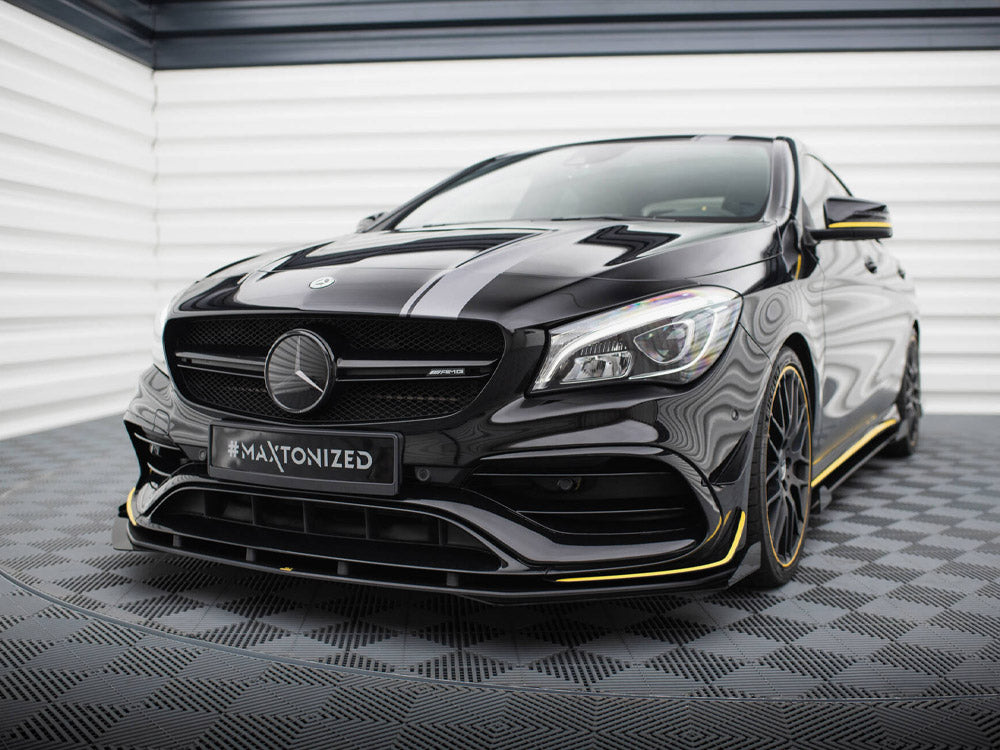 Maxton Design Front Flaps Mercedes-AMG CLA 45 Aero C117 Facelift - MECLA117AMGAEROCNC-FSF1G - Image 2