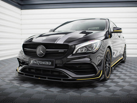 Maxton Design Front Flaps Mercedes-AMG CLA 45 Aero C117 Facelift - MECLA117AMGAEROCNC-FSF1G - Image 2