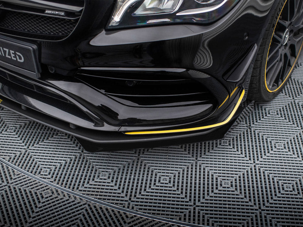 Maxton Design Front Flaps Mercedes-AMG CLA 45 Aero C117 Facelift - MECLA117AMGAEROCNC-FSF1G - Image 3