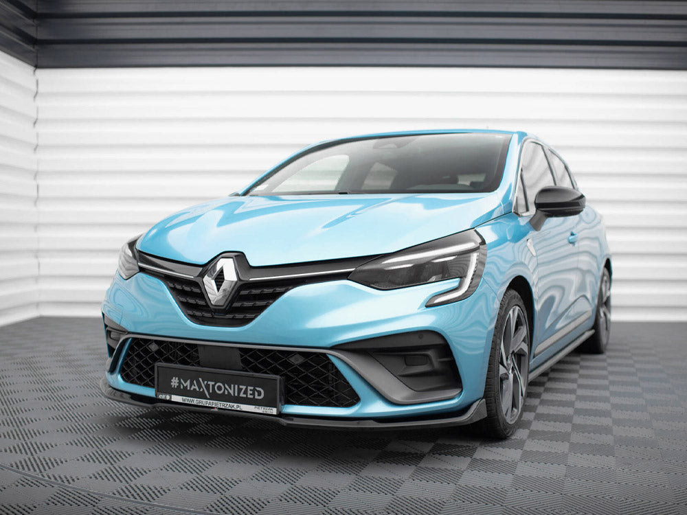 Maxton Design Front Splitter V.1 Renault Clio R.S. Line Mk5 - RE-CL-5-RSLINE-FD1G - Image 2