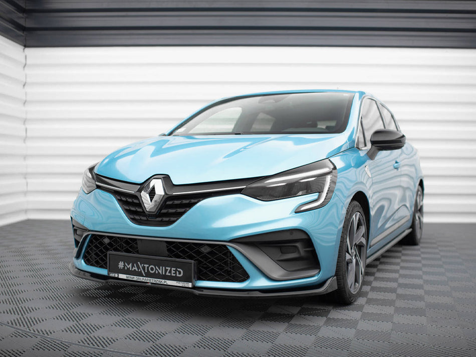 Maxton Design Front Splitter V.1 Renault Clio R.S. Line Mk5 - RE-CL-5-RSLINE-FD1G - Image 2