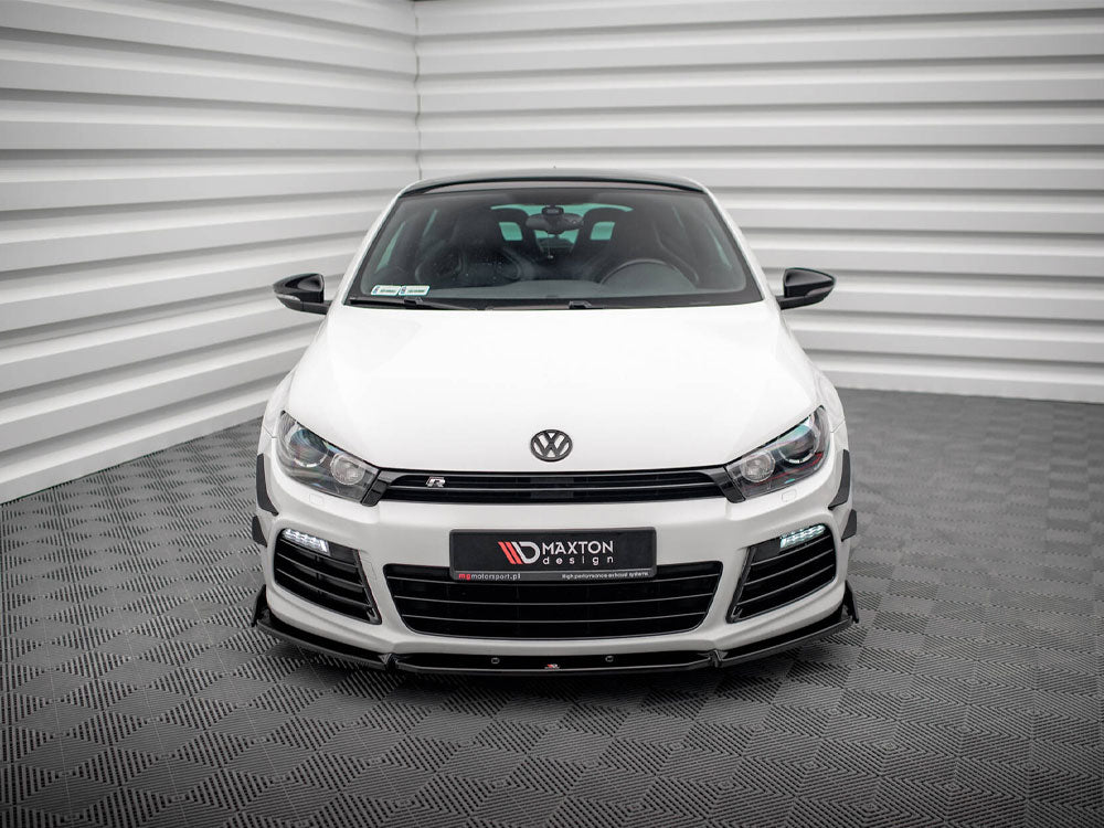 Maxton Design Front Splitter V.3 + Flaps Volkswagen Scirocco R Mk3 - VW-SC-3-R-FD3G+FSF1B - Image 4