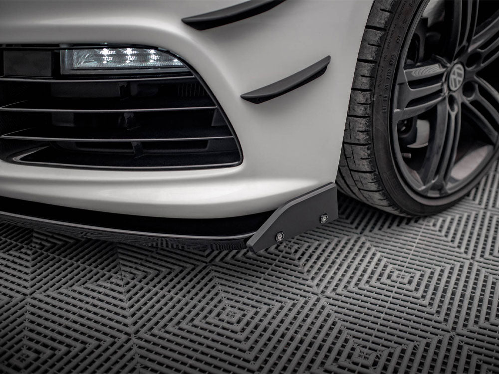 Maxton Design Front Splitter V.3 + Flaps Volkswagen Scirocco R Mk3 - VW-SC-3-R-FD3G+FSF1B - Image 5