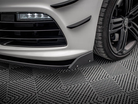 Maxton Design Front Splitter V.3 + Flaps Volkswagen Scirocco R Mk3 - VW-SC-3-R-FD3G+FSF1B - Image 5