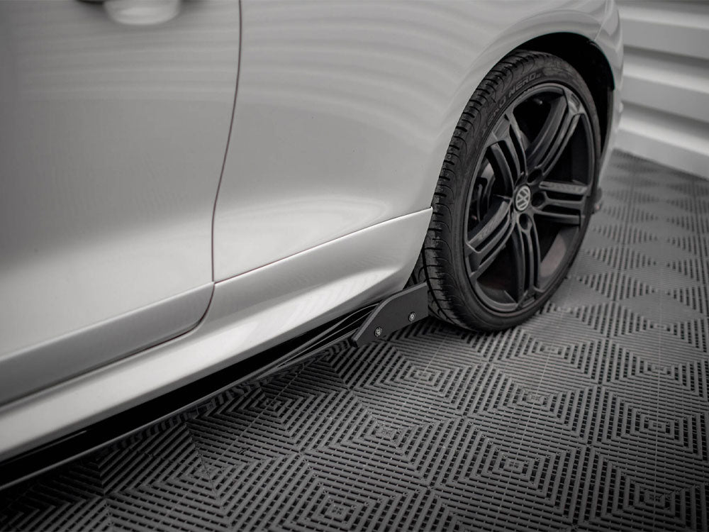 Maxton Design Side Skirts Diffusers V.2 + Flaps Volkswagen Scirocco R Mk3 - VW-SC-3-R-SD2G+SF1B - Image 5
