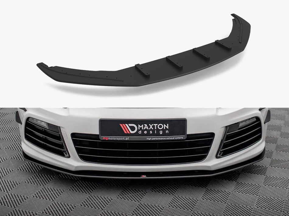 Maxton Design Street PRO Front Splitter Volkswagen Scirocco R Mk3 - VWSC3RCNC-FD2B - Image 1