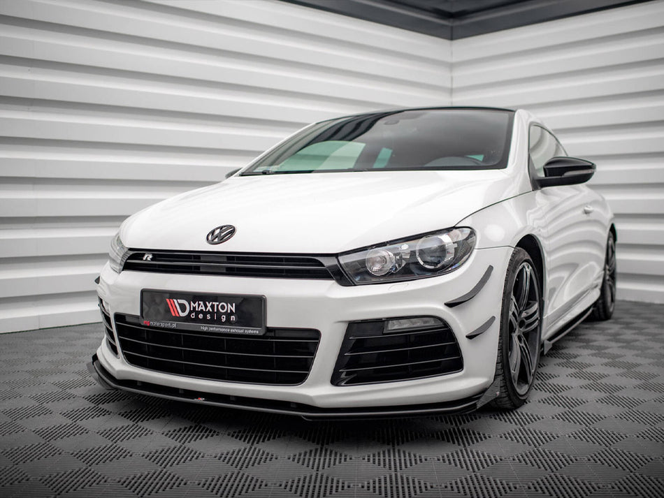 Maxton Design Street PRO Front Splitter + Flaps Volkswagen Scirocco R Mk3 - VWSC3RCNC-FD2B+FSF1G - Image 2
