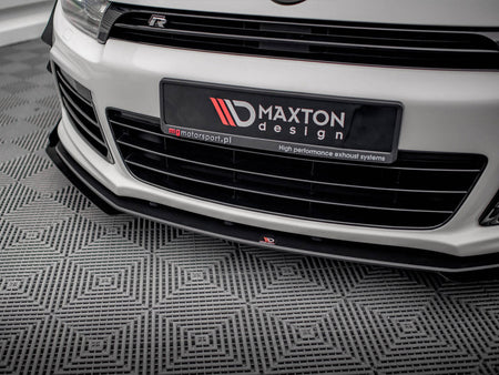 Maxton Design Street PRO Front Splitter + Flaps Volkswagen Scirocco R Mk3 - VWSC3RCNC-FD2B+FSF1G - Image 4