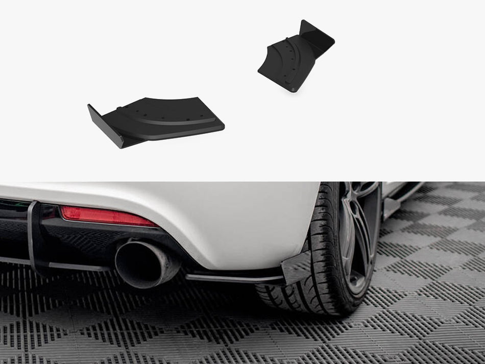Maxton Design Street Pro Rear Side Splitters + Flaps Volkswagen Scirocco R Mk3 - VWSC3RCNC-RSD1B+RSF1G - Image 1