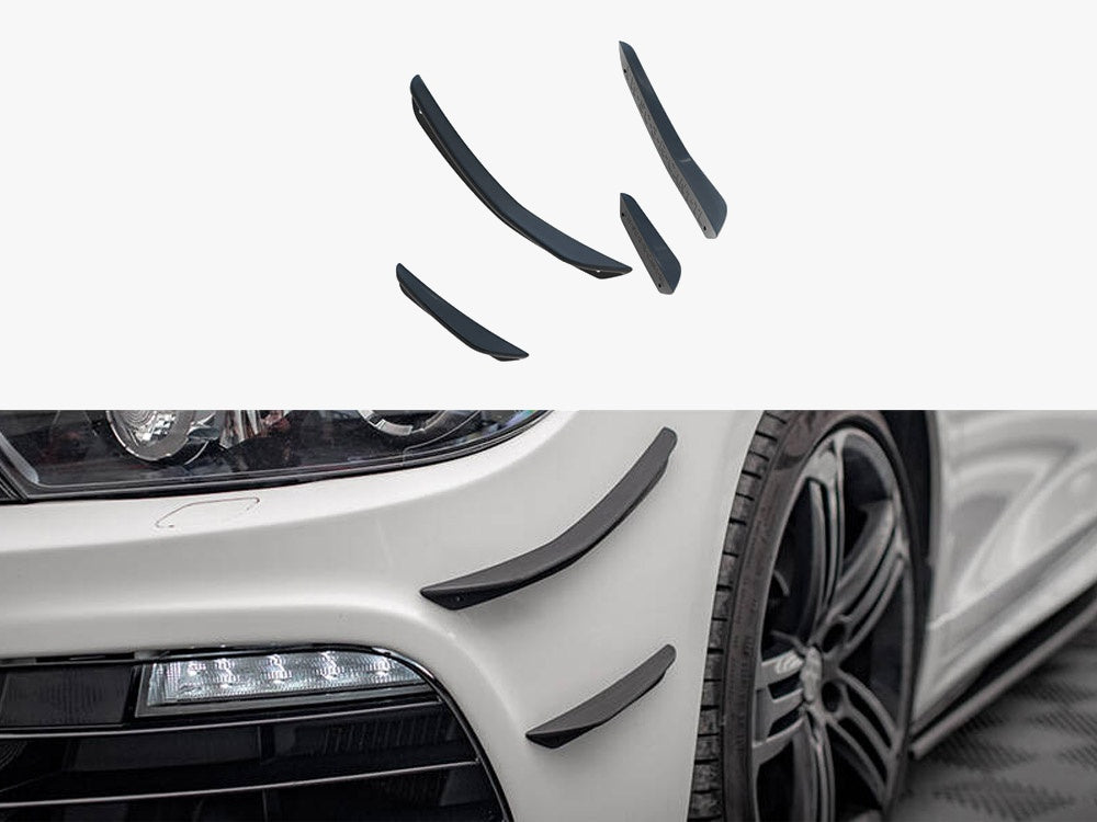 Maxton Design Front Bumper Wings (Canards) Volkswagen Scirocco R Mk3 - VW-SC-3-R-CAN1 - Image 1