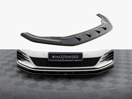 Maxton Design Front Splitter V.1 VW Golf 7 GTI Facelift - VW-GO-7F-GTI-FD1G - Image 1
