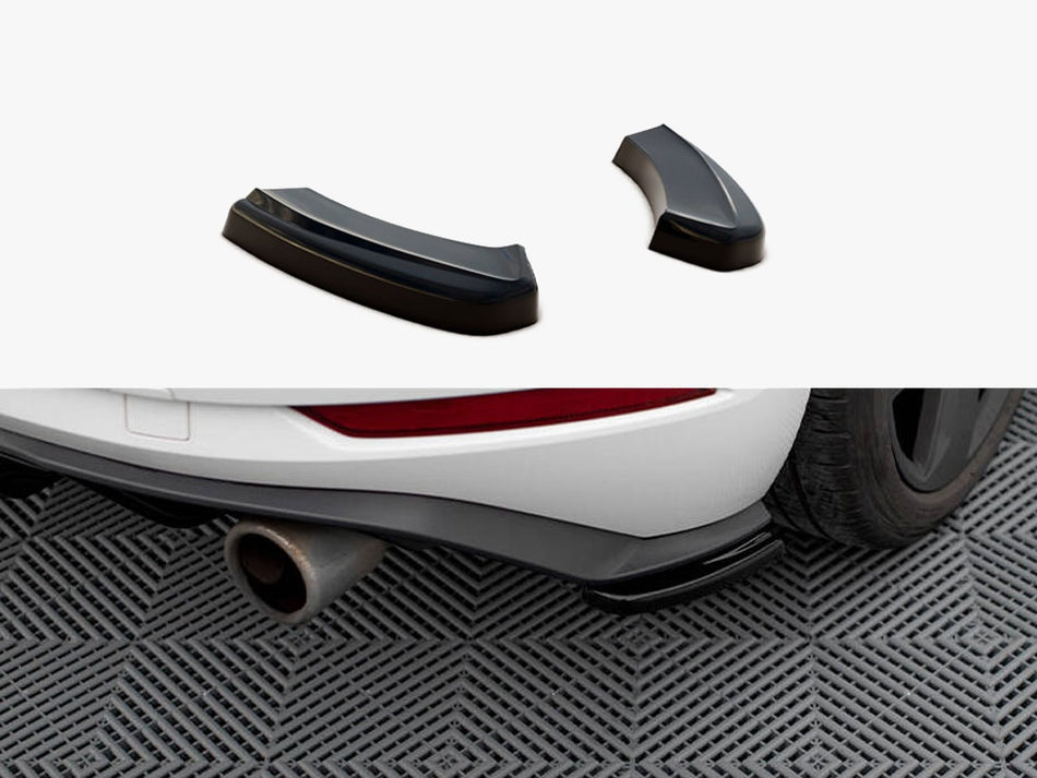 Maxton Design Rear Side Splitters VW Golf 7 GTI Facelift - Carbon Look - VW-GO-7F-GTI-RSD1C - Image 1