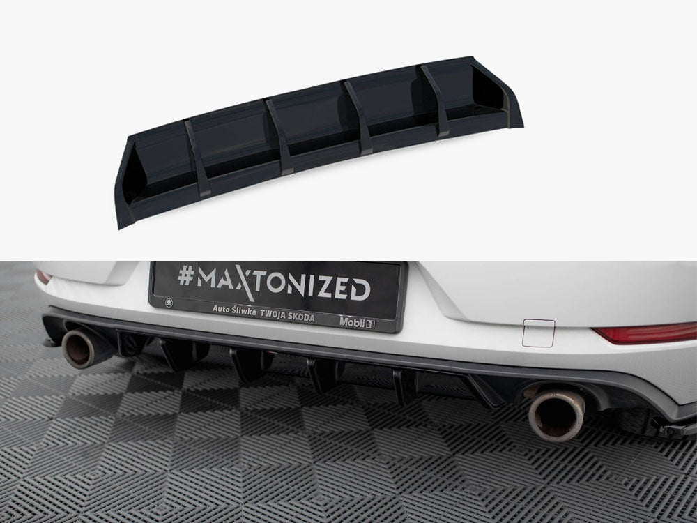 Maxton Design Rear Valance VW Golf 7 GTI Facelift - VW-GO-7F-GTI-RS2G - Image 1