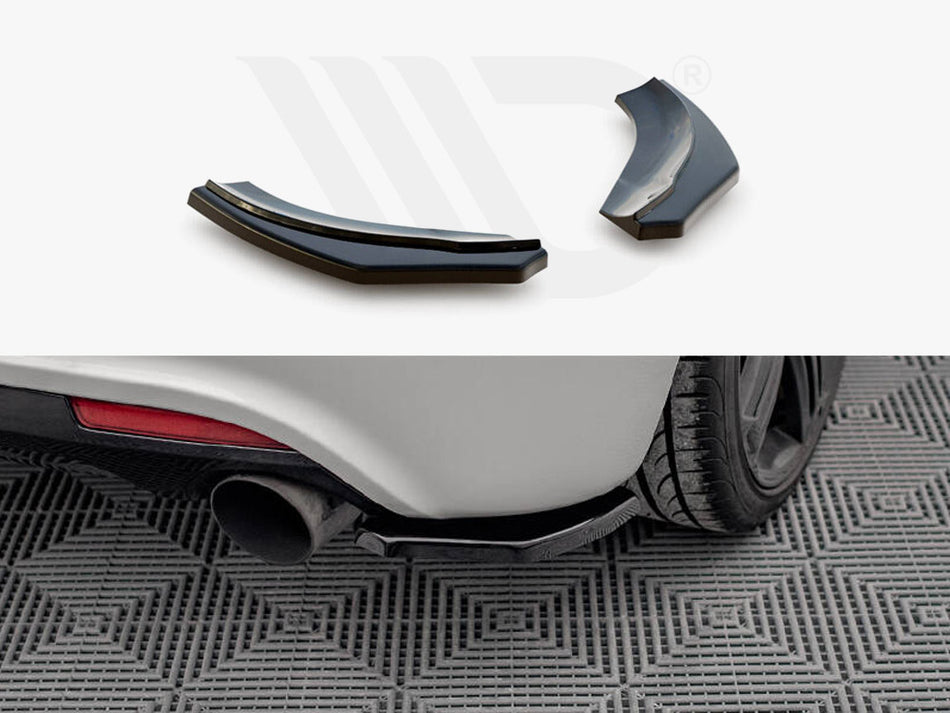 MAXTON DESIGN Rear Side Splitters V.1 Volkswagen Scirocco R Mk3 - Textured