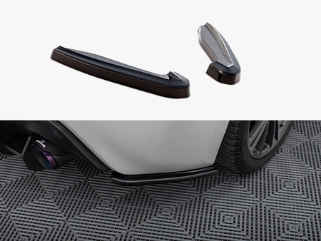 Maxton Design Rear Side Splitters V.1 Subaru BRZ Mk1 / Mk1 Facelift - Carbon Look - SU-BRZ-1F-RSD1C - Image 1