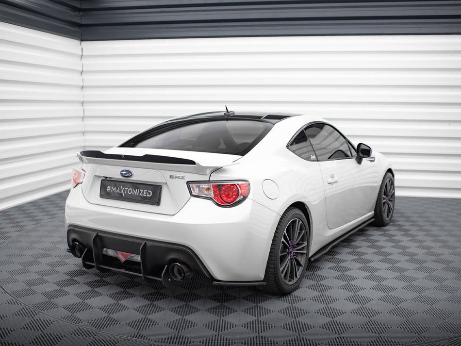 Maxton Design Rear Side Splitters V.1 Subaru BRZ Mk1 / Mk1 Facelift - Carbon Look - SU-BRZ-1F-RSD1C - Image 2