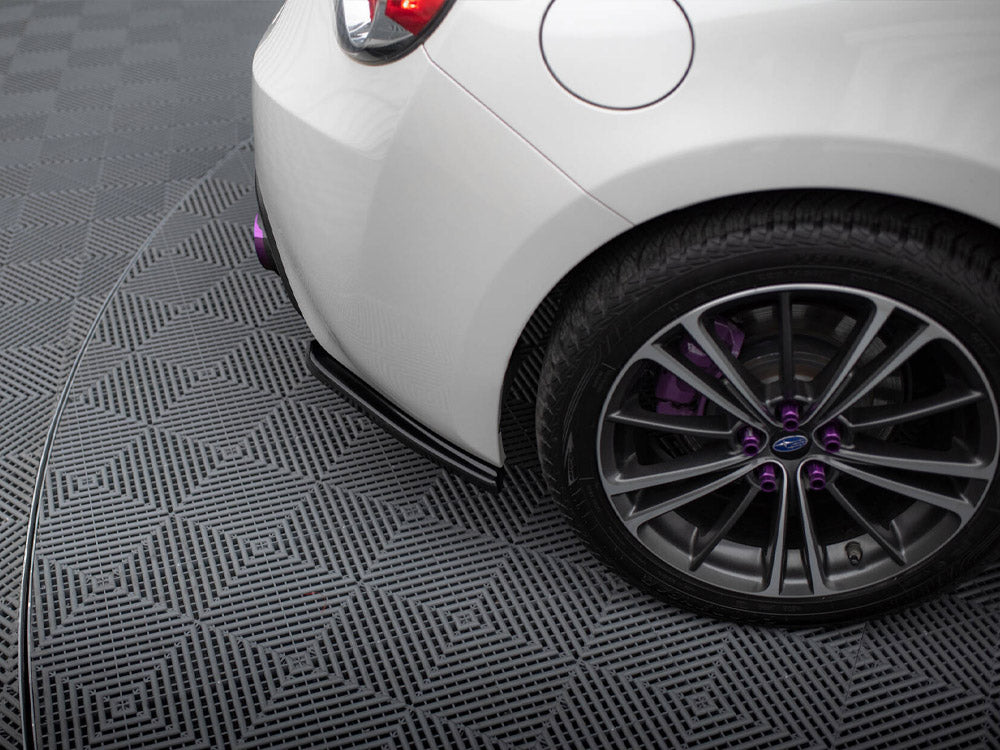 Rear Side Splitters V.1 Subaru BRZ Mk1 / Mk1 Facelift - Carbon Look
